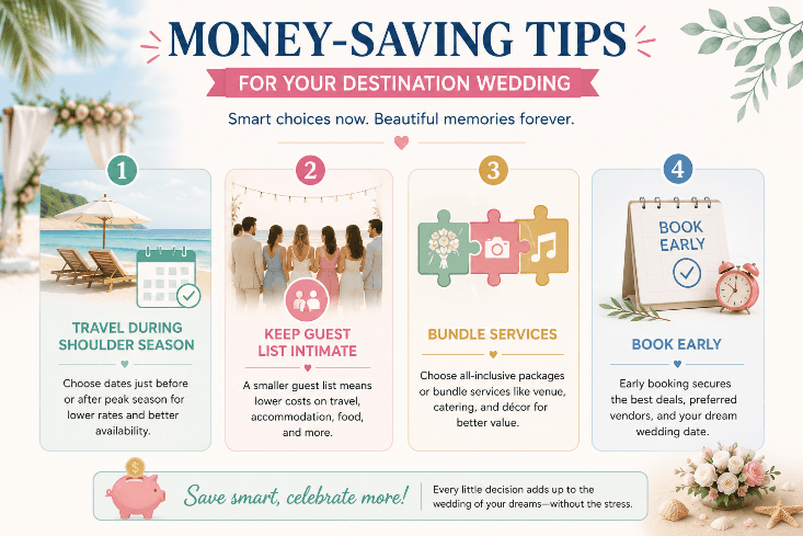 Money-Saving Tips for Your Destination Wedding