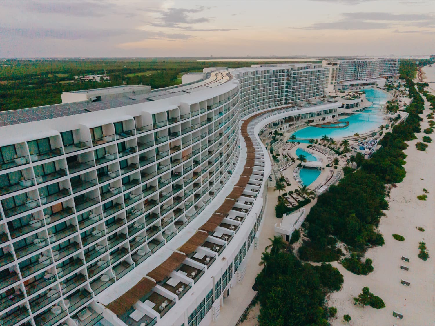 South & North Bay Terraces — reception wedding venue at AVA Resort Cancun, Mexico