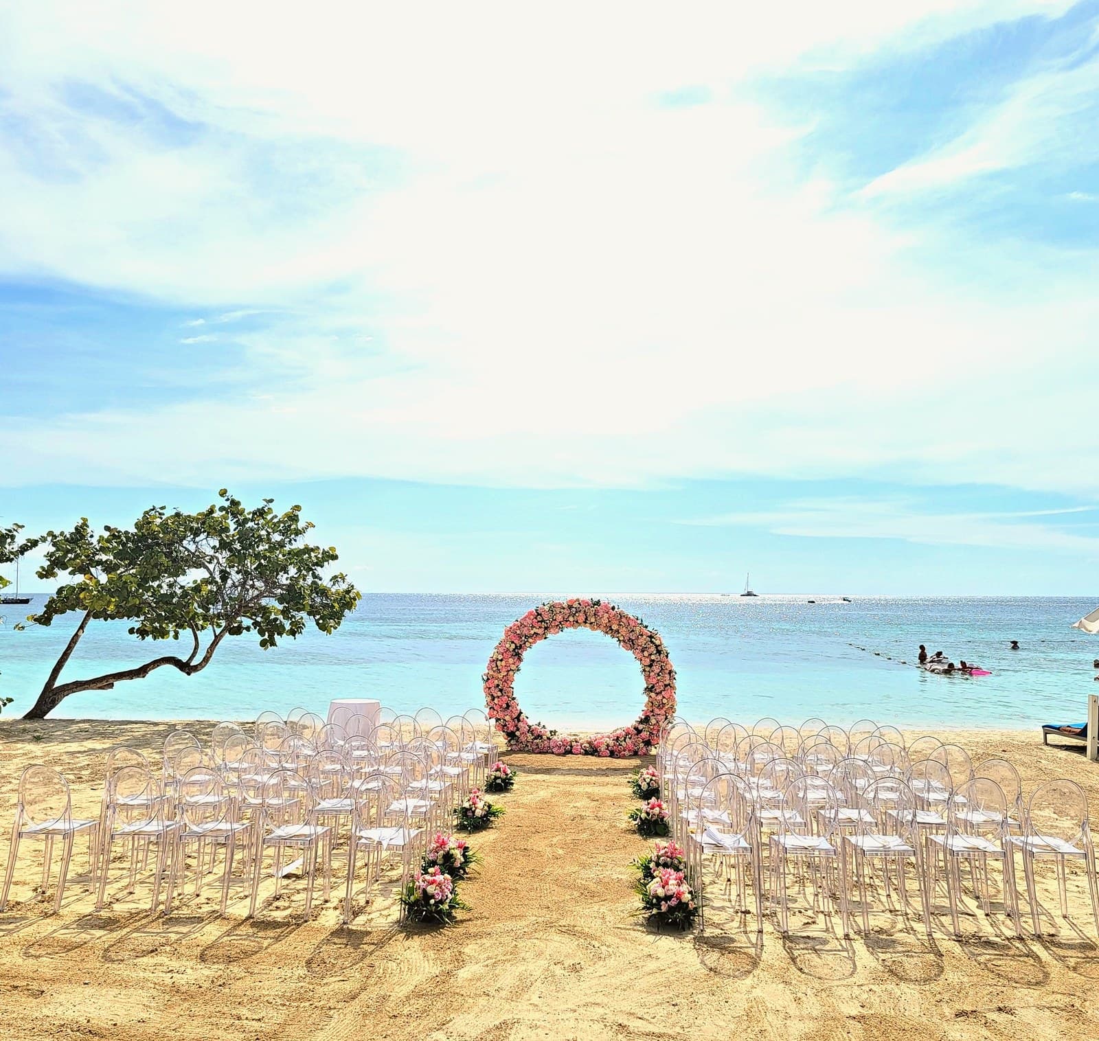 Beach Ceremony Site — ceremony venue at Azul Beach Resort Negril