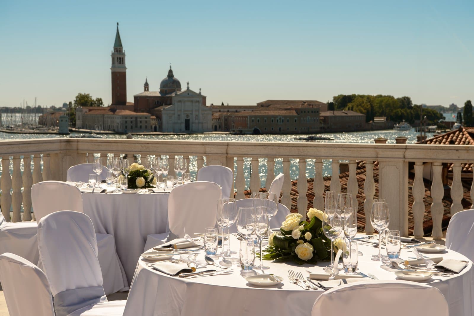 San Giorgio Terrace — ceremony venue at Baglioni Hotel Luna Venice