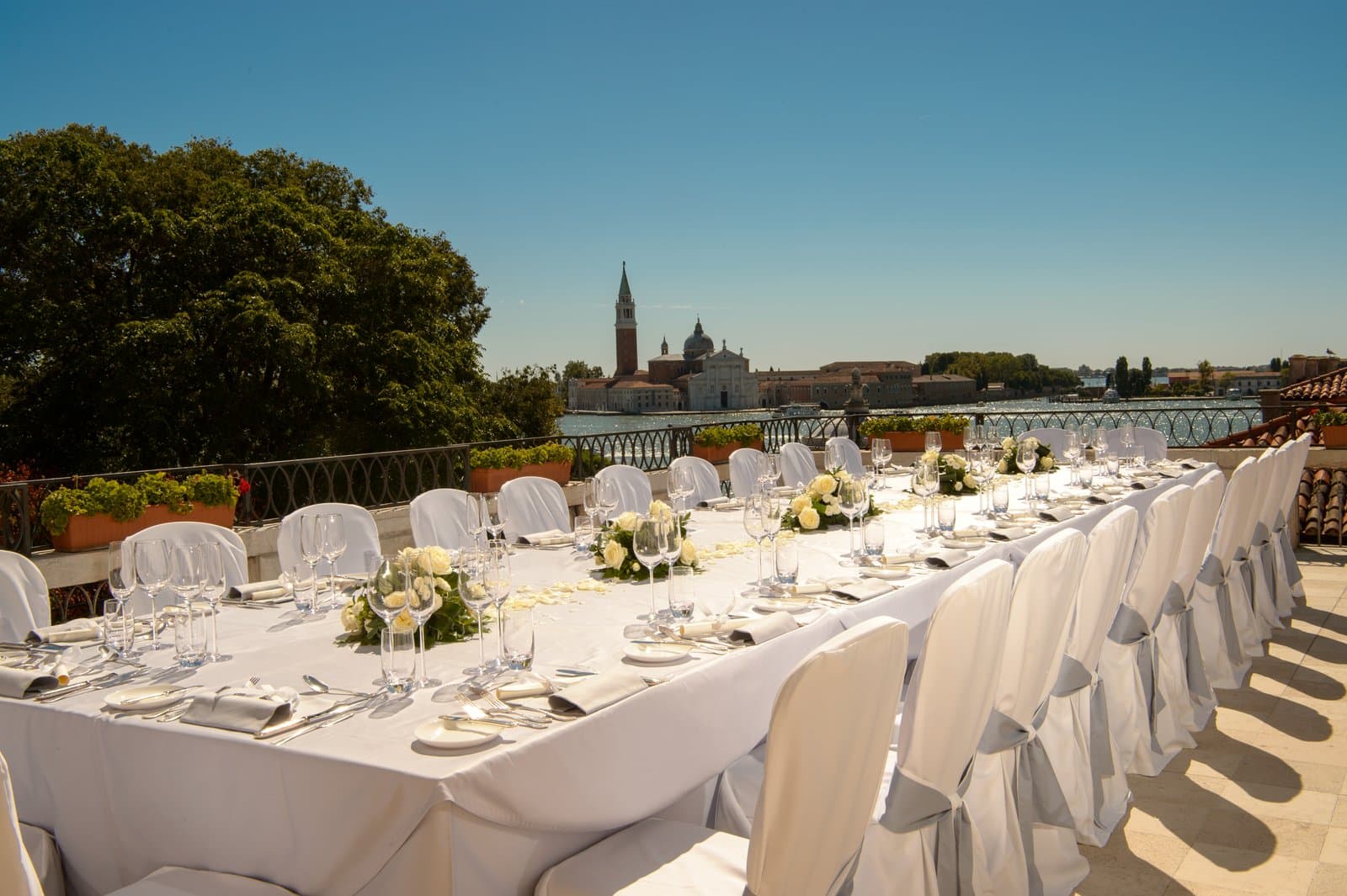 Sansovino Terrace — ceremony venue at Baglioni Hotel Luna Venice