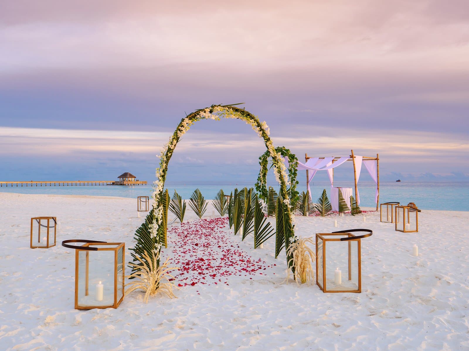 Beach — ceremony venue at Baglioni Maldives