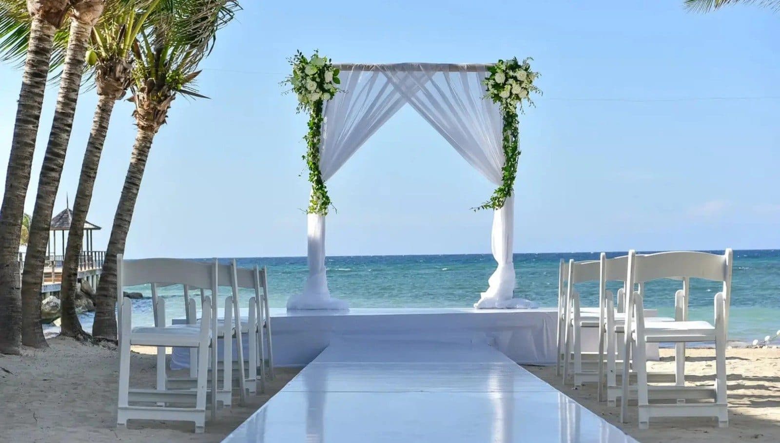 Sunrise Beach — ceremony venue at Dreams Rose Hall Resort & Spa