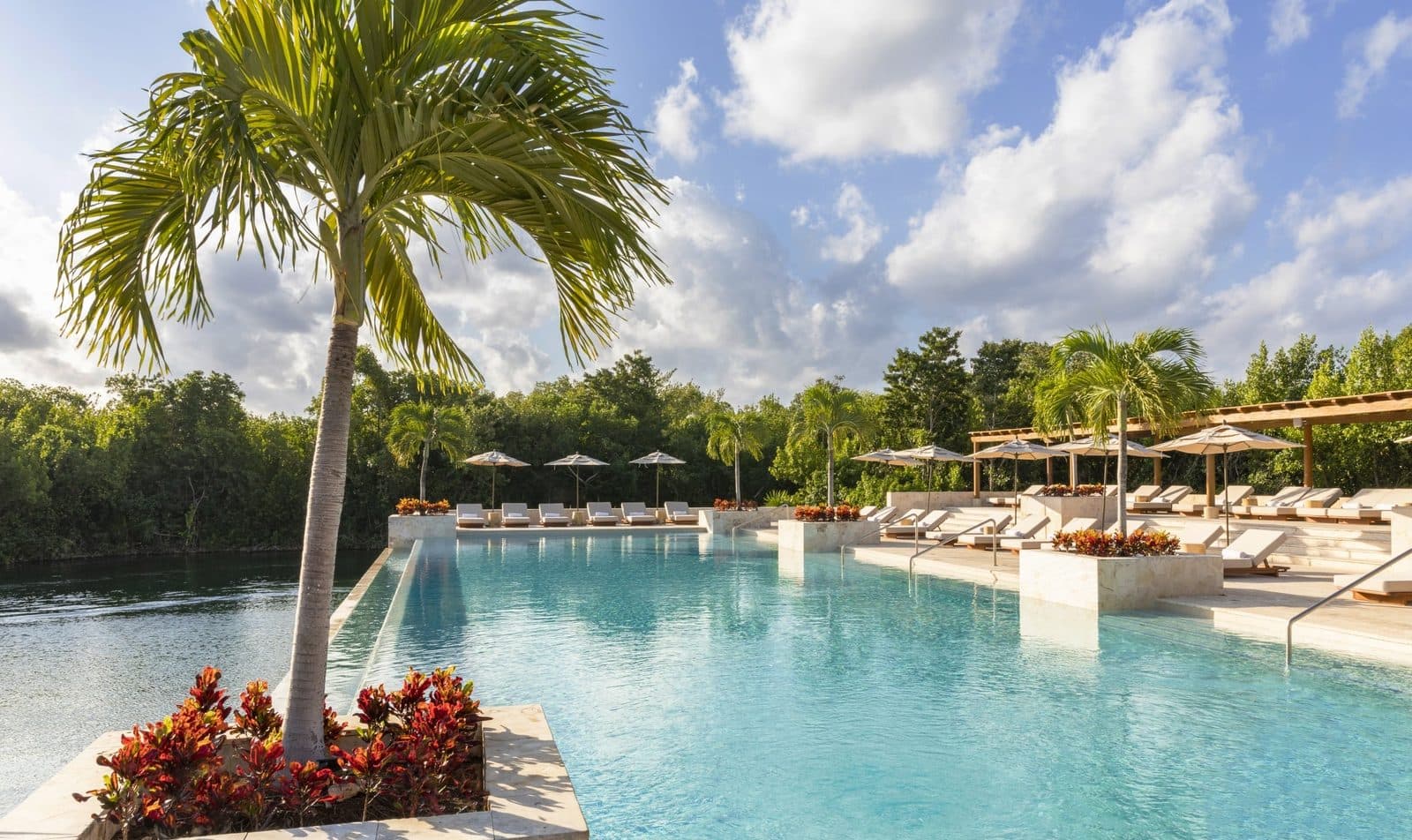 Adults Pool — reception venue at Fairmont Mayakoba