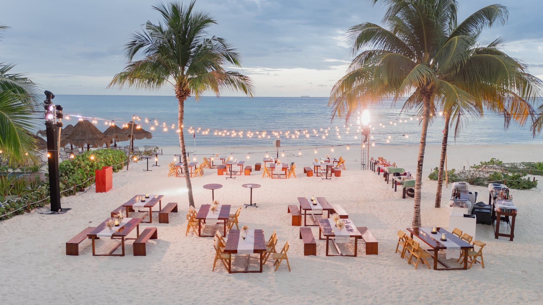 Beach Area — ceremony venue at Fairmont Mayakoba