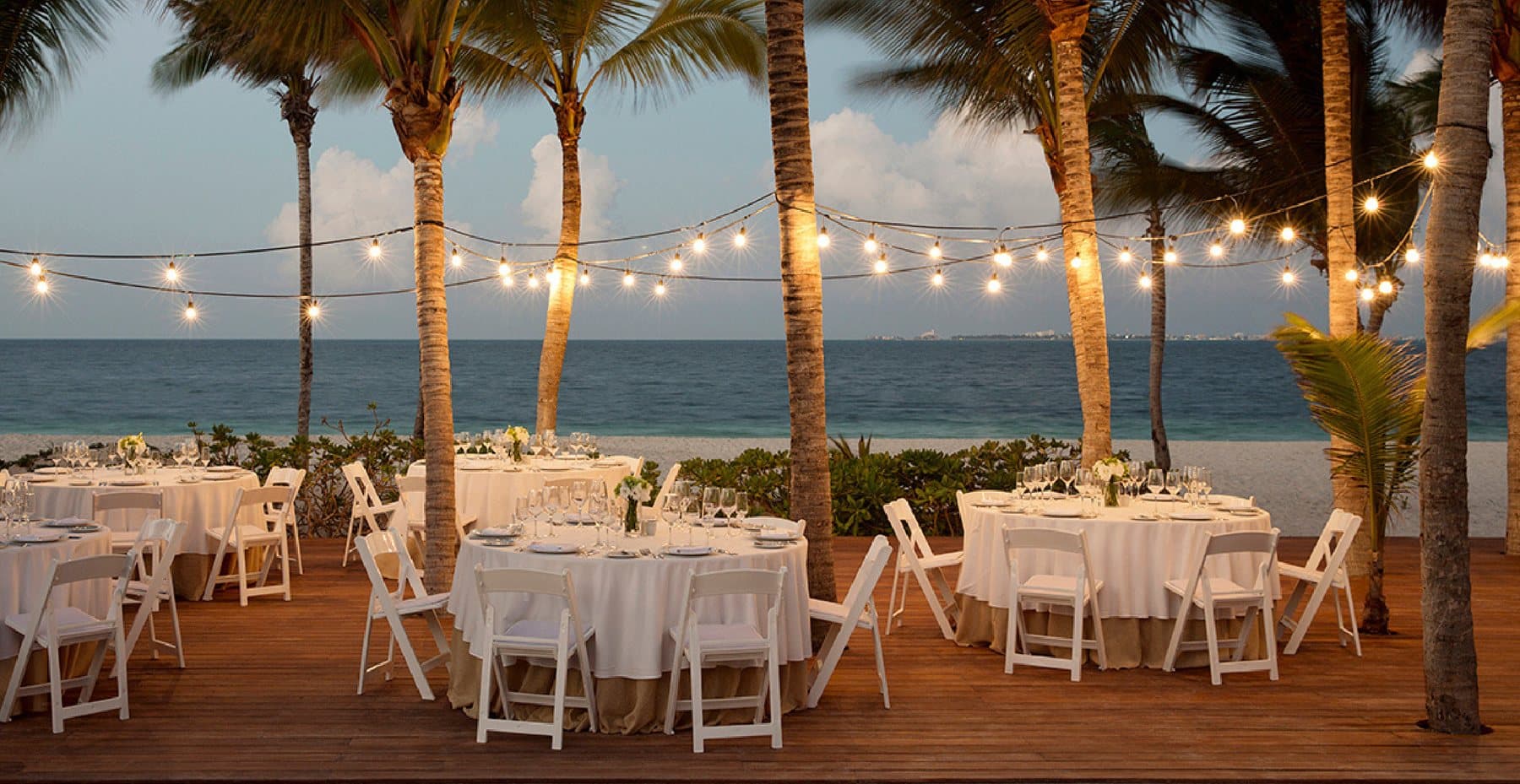 Las Dunas Beach House — reception venue at Finest Playa Mujeres