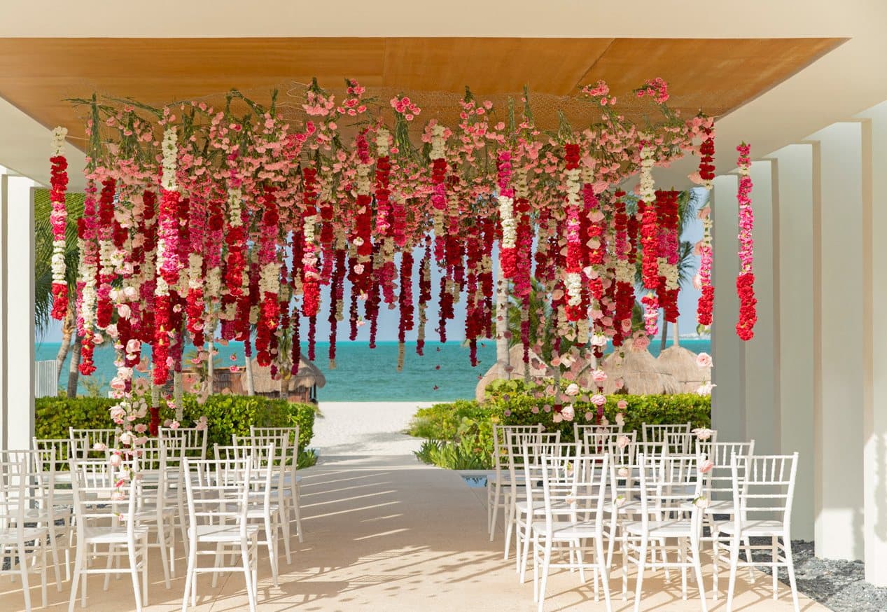 Stone Gazebo — ceremony venue at Finest Playa Mujeres