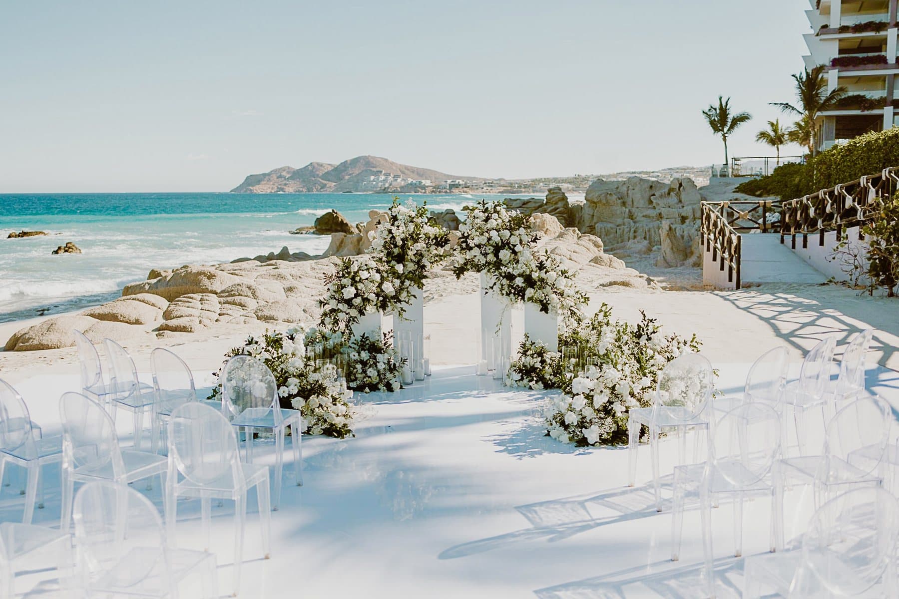 Velas 10 Beach — ceremony venue at Grand Velas Los Cabos