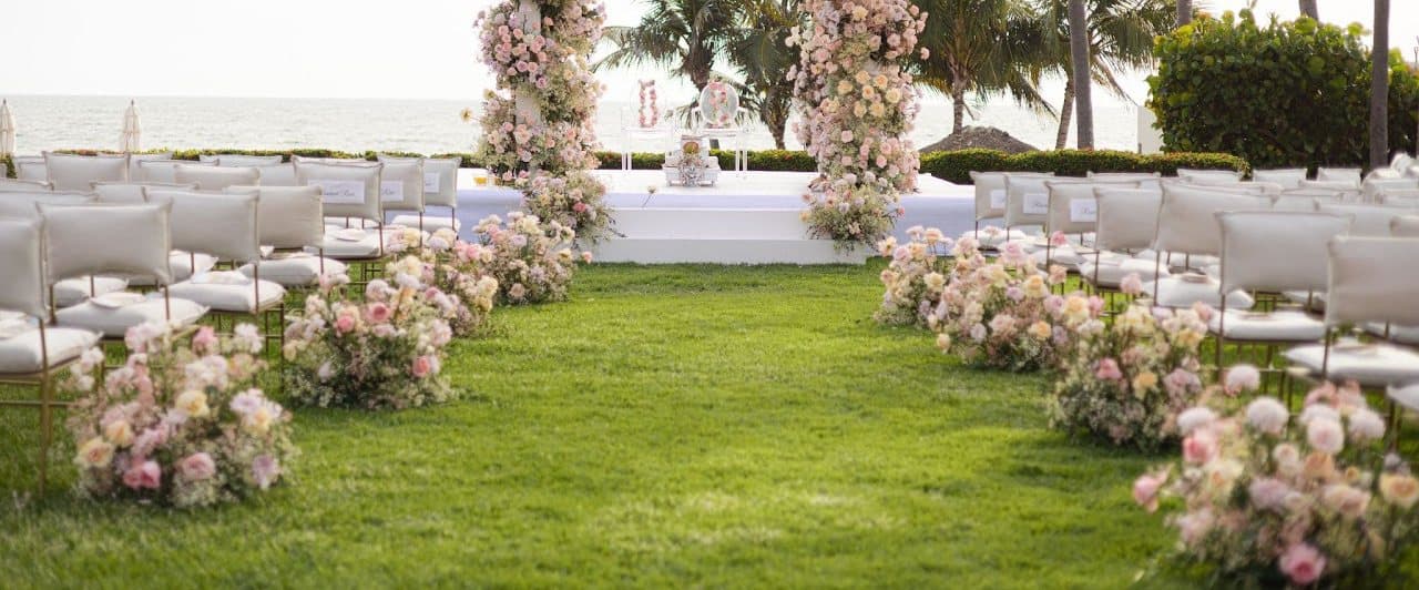 Ocean Garden — reception venue at Grand Velas Riviera Nayarit