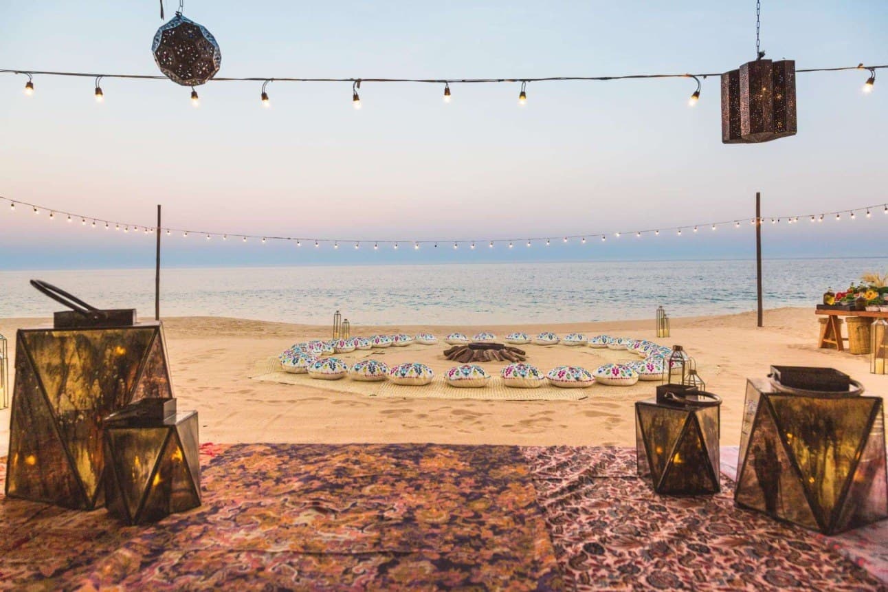 De Cortez Beach — ceremony venue at Hacienda del Mar Los Cabos