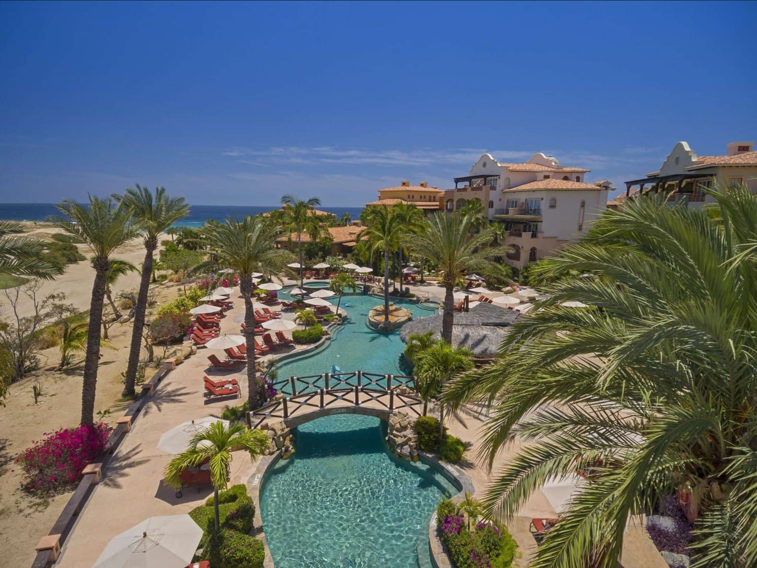 Delfines Pool — reception venue at Hacienda del Mar Los Cabos