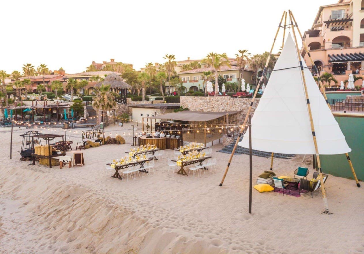 Tortugas Beach — reception venue at Hacienda del Mar Los Cabos
