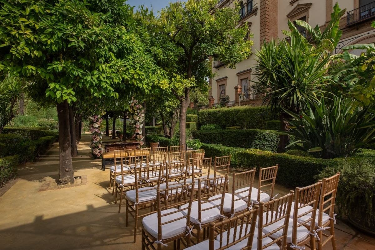 Gardens — reception venue at Hotel Alfonso XIII, a Luxury Collection Hotel, Seville