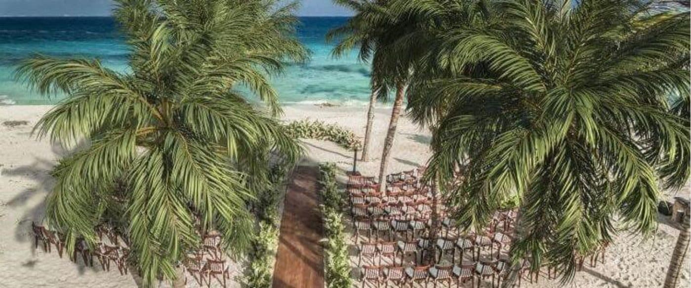 Beach — ceremony venue at Hotel Xcaret México
