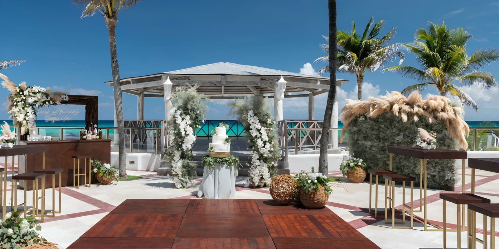 Wedding Gazebo — ceremony venue at Hyatt Zilara Cancun