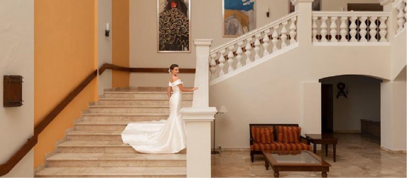 Marble Staircase — ceremony venue at Iberostar Waves Rose Hall Beach