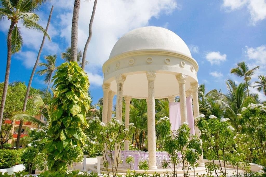 Garden Gazebo — ceremony venue at Majestic Elegance Punta Cana