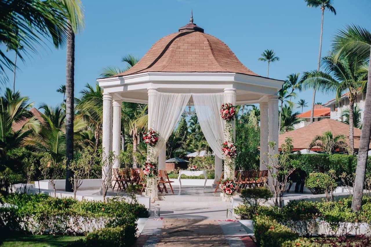 Garden Gazebo — ceremony venue at Majestic Mirage Punta Cana