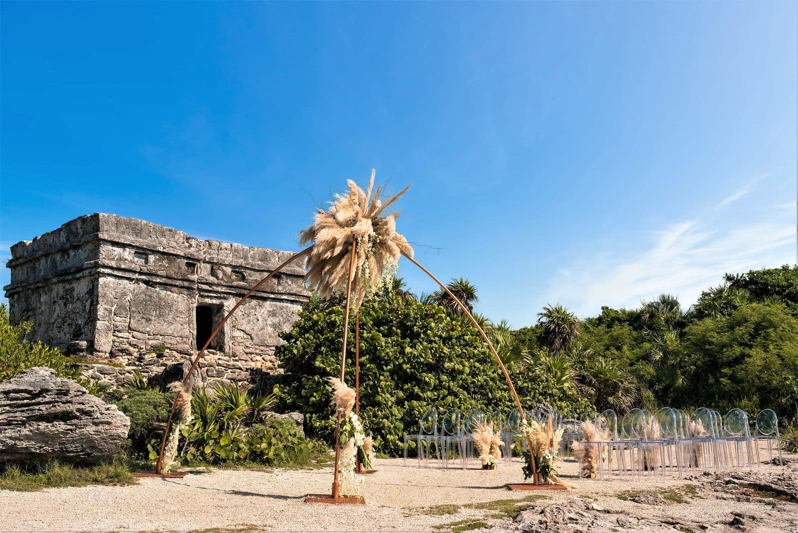 Mayan Ruin — ceremony venue at Occidental at Xcaret Destination
