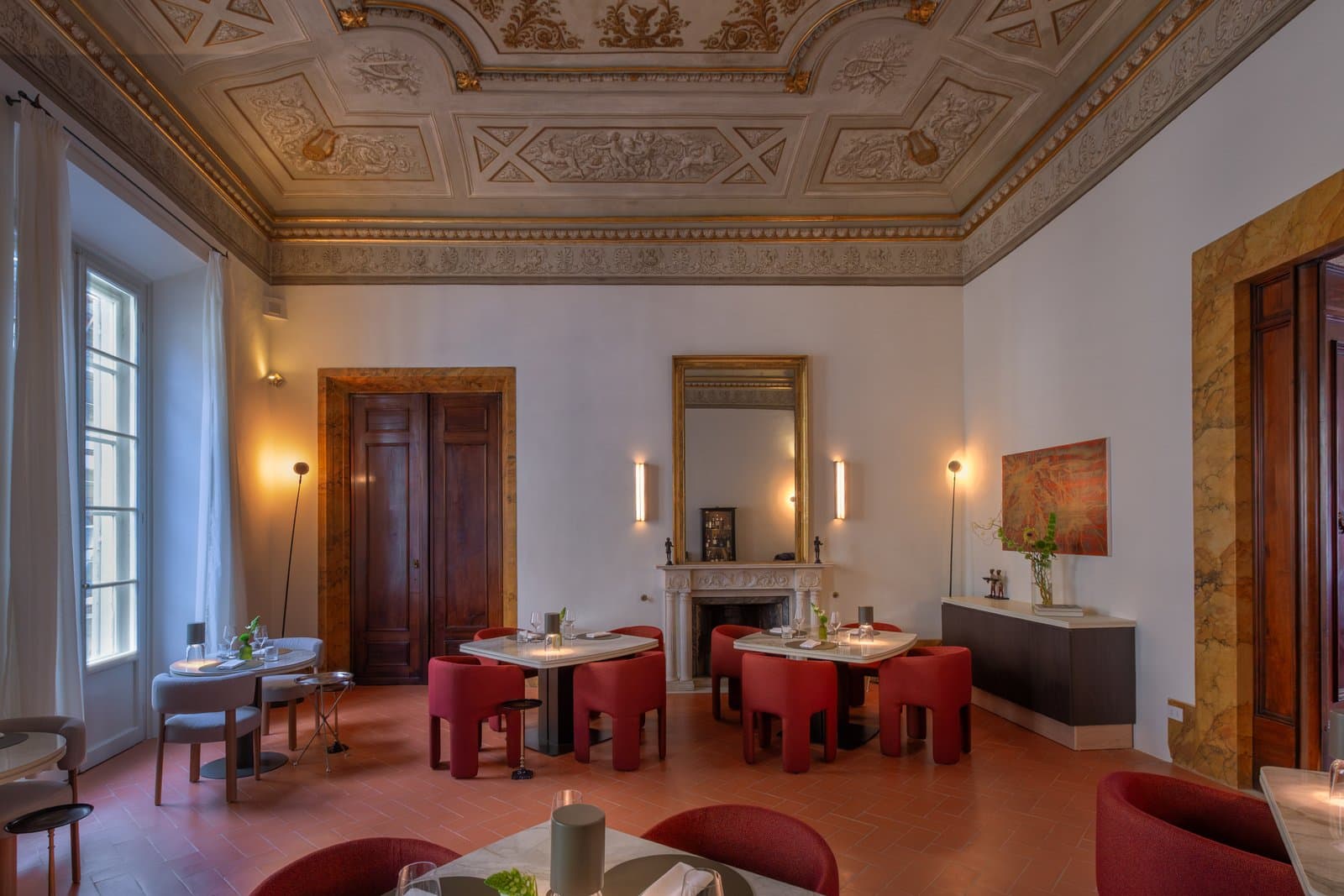 Guelfi and Ghibellini Restaurant — reception venue at Palazzo Firenze by Baglioni