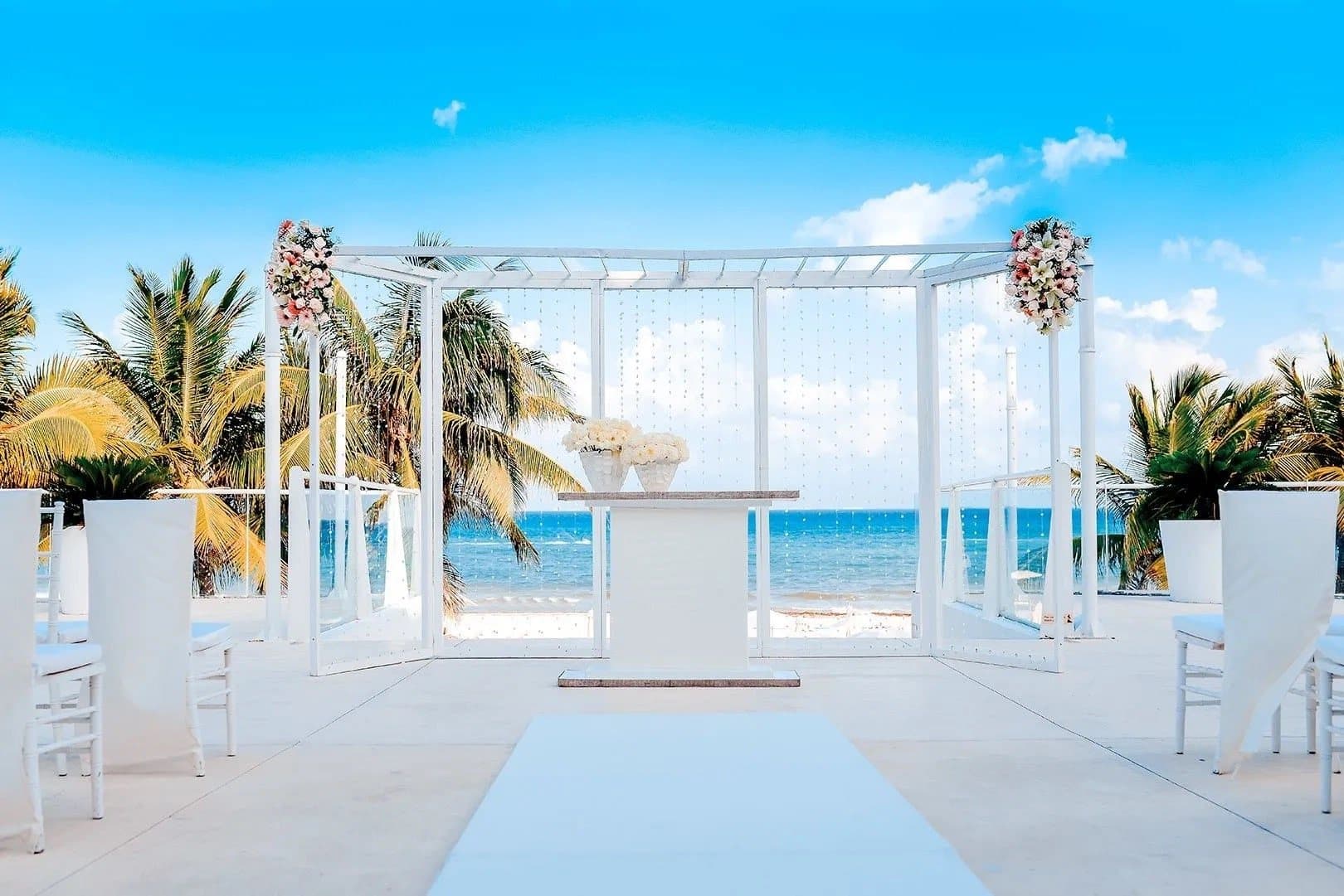 Cielo Terrace — reception venue at Playacar Palace
