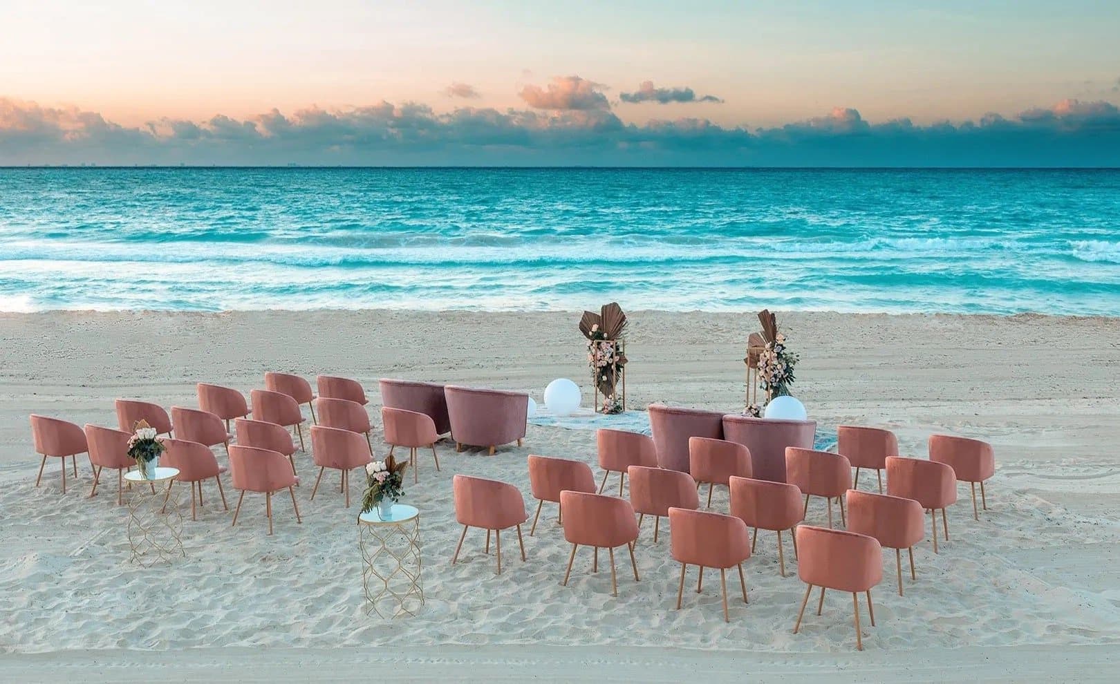 North Beach — ceremony venue at Playacar Palace