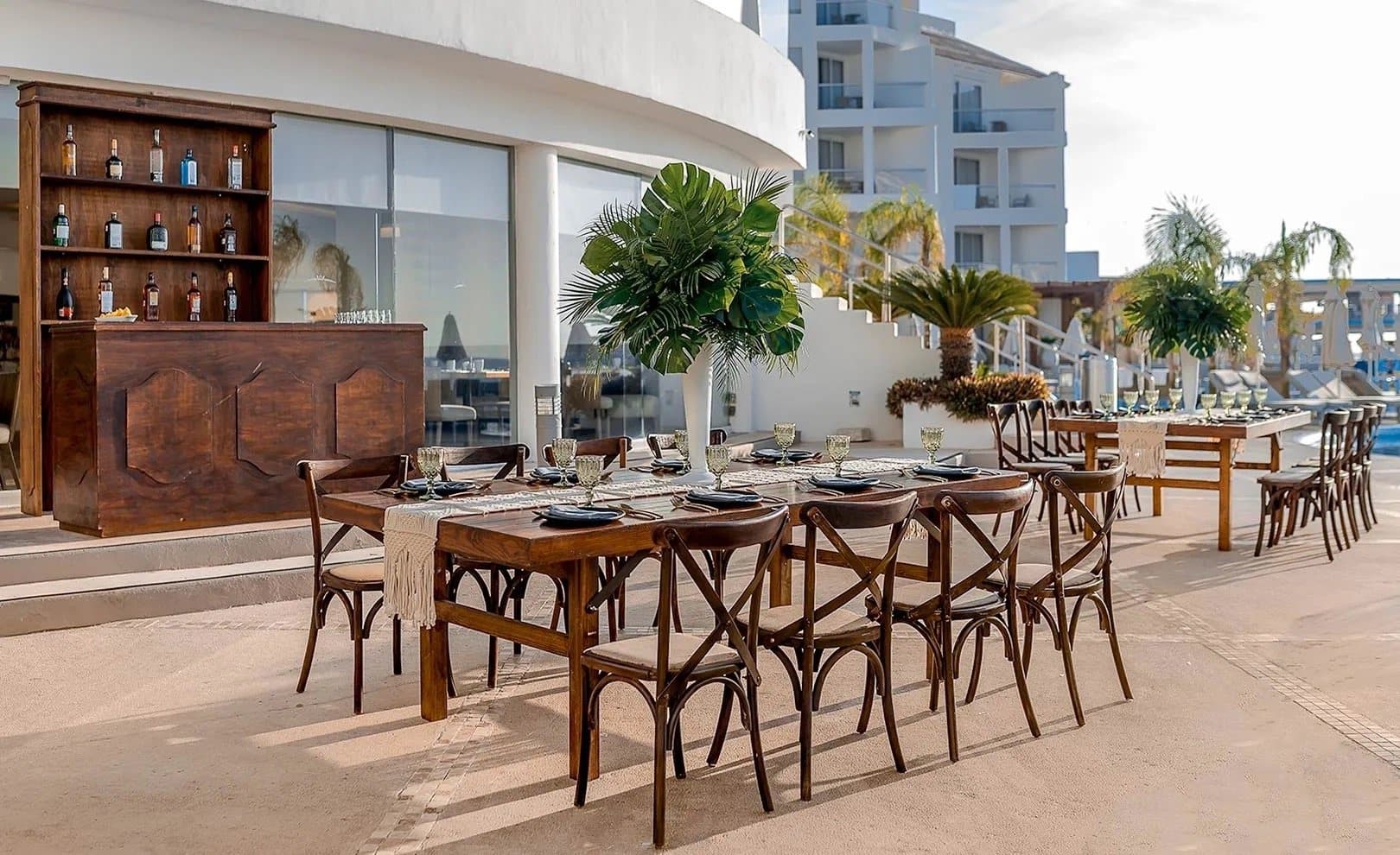South Solarium — reception venue at Playacar Palace