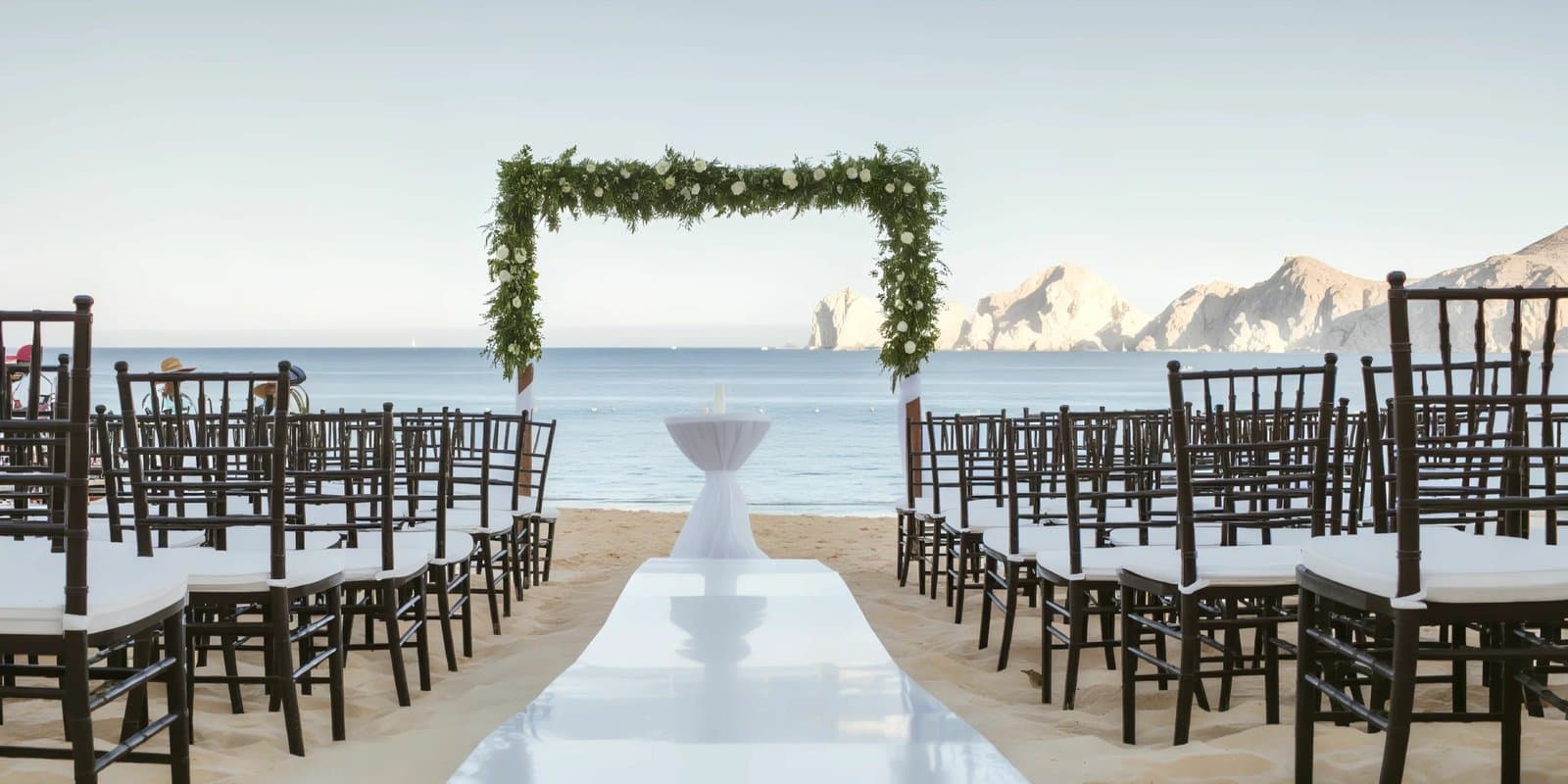 Hotel Beach — ceremony venue at Pueblo Bonito Los Cabos
