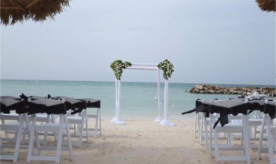 Diamond Club Beach — ceremony venue at Royalton Blue Waters Jamaica