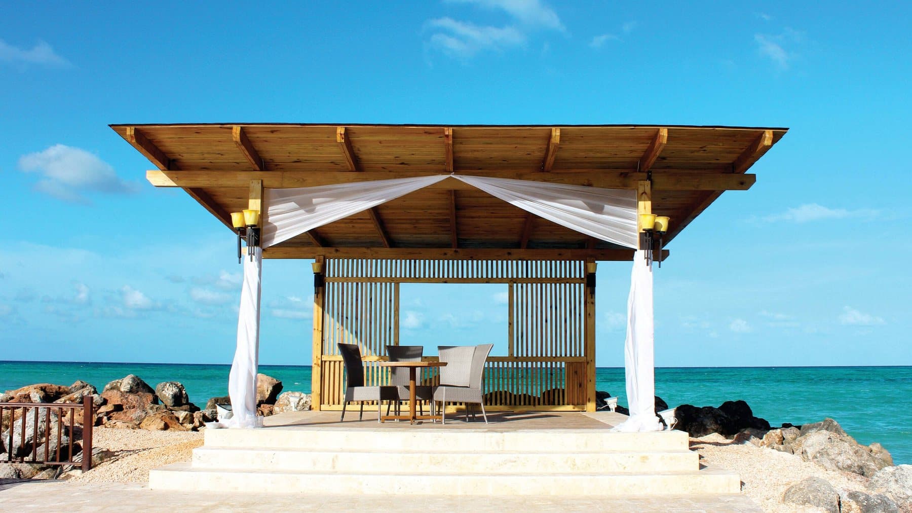 Ocean Gazebo — ceremony venue at Royalton Blue Waters Jamaica