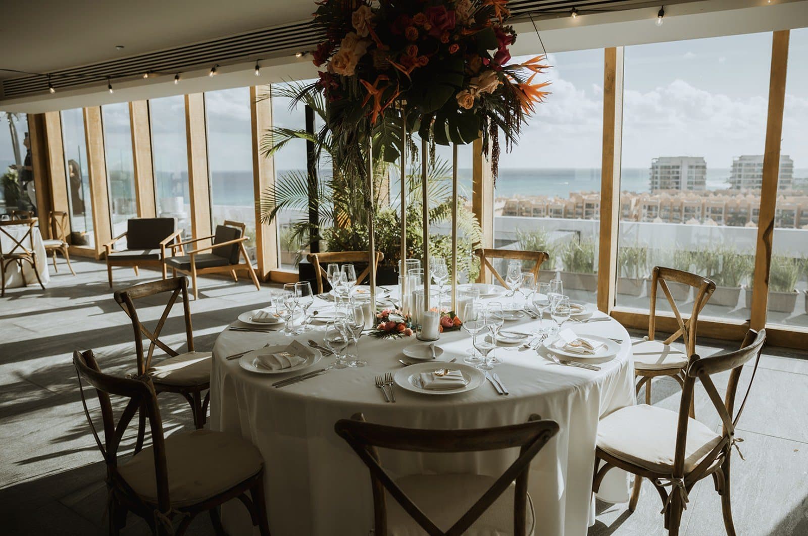 Sky Rooftop Indoor Salon — reception venue at Secrets Moxché Playa del Carmen