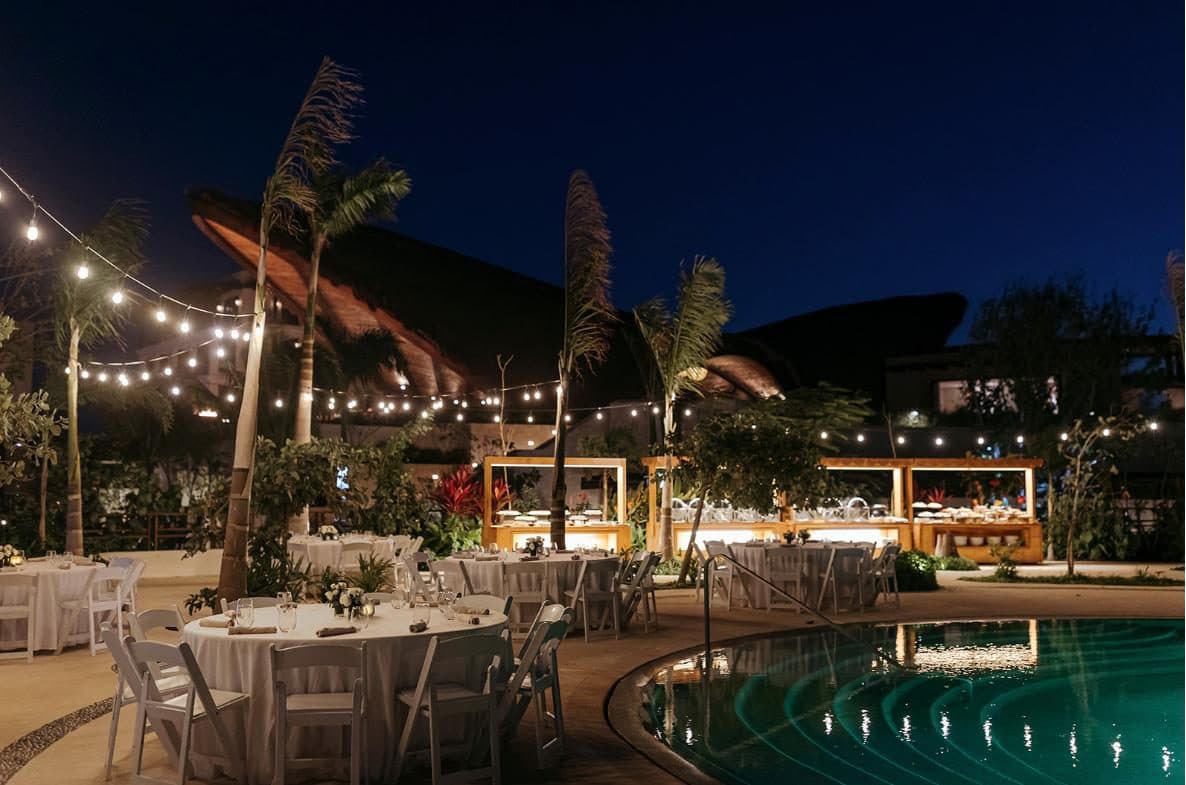 Jungle Pool Terrace — reception venue at Secrets Playa Blanca Costa Mujeres