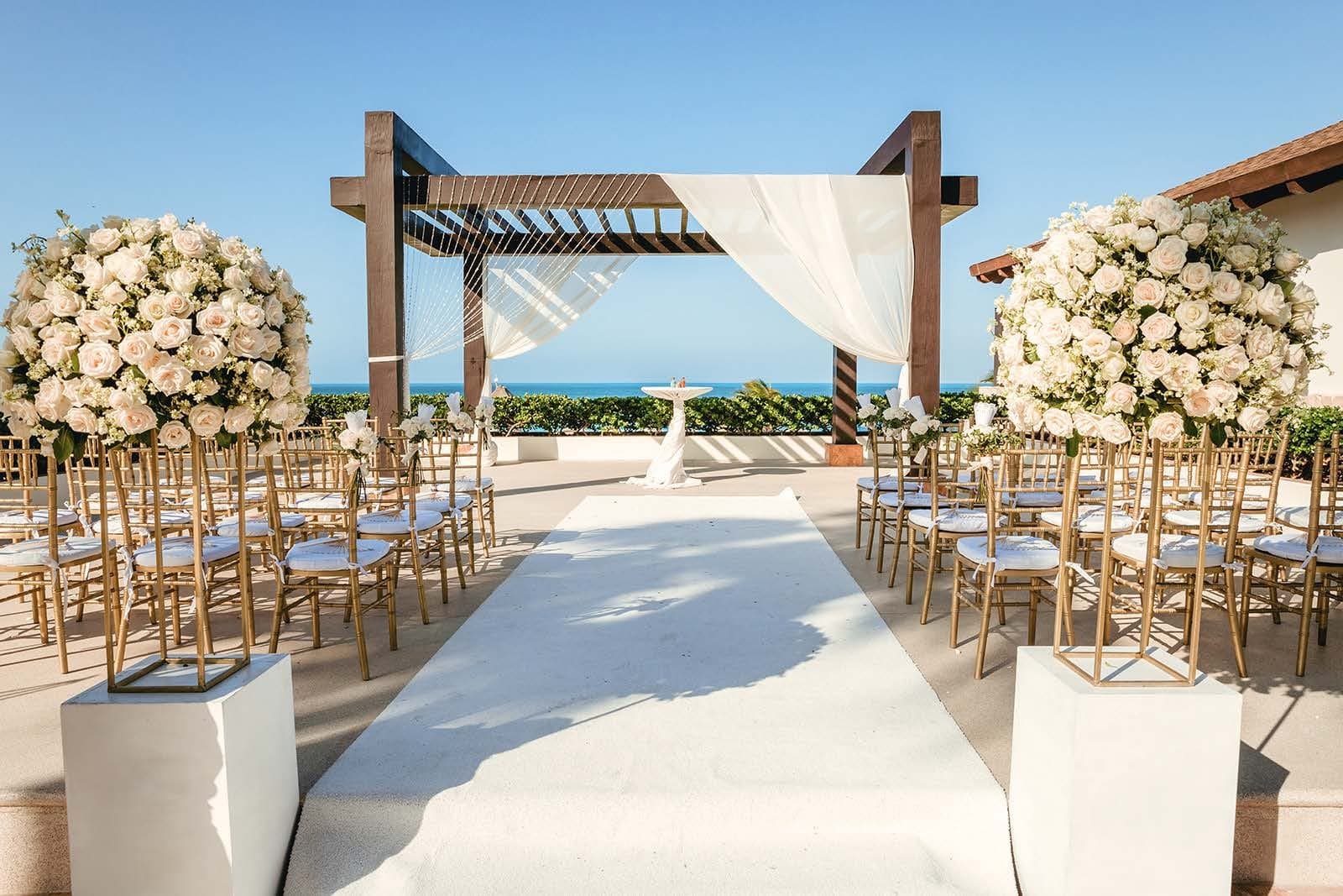 Wedding Gazebo — ceremony venue at Secrets Playa Mujeres Golf & Spa Resort