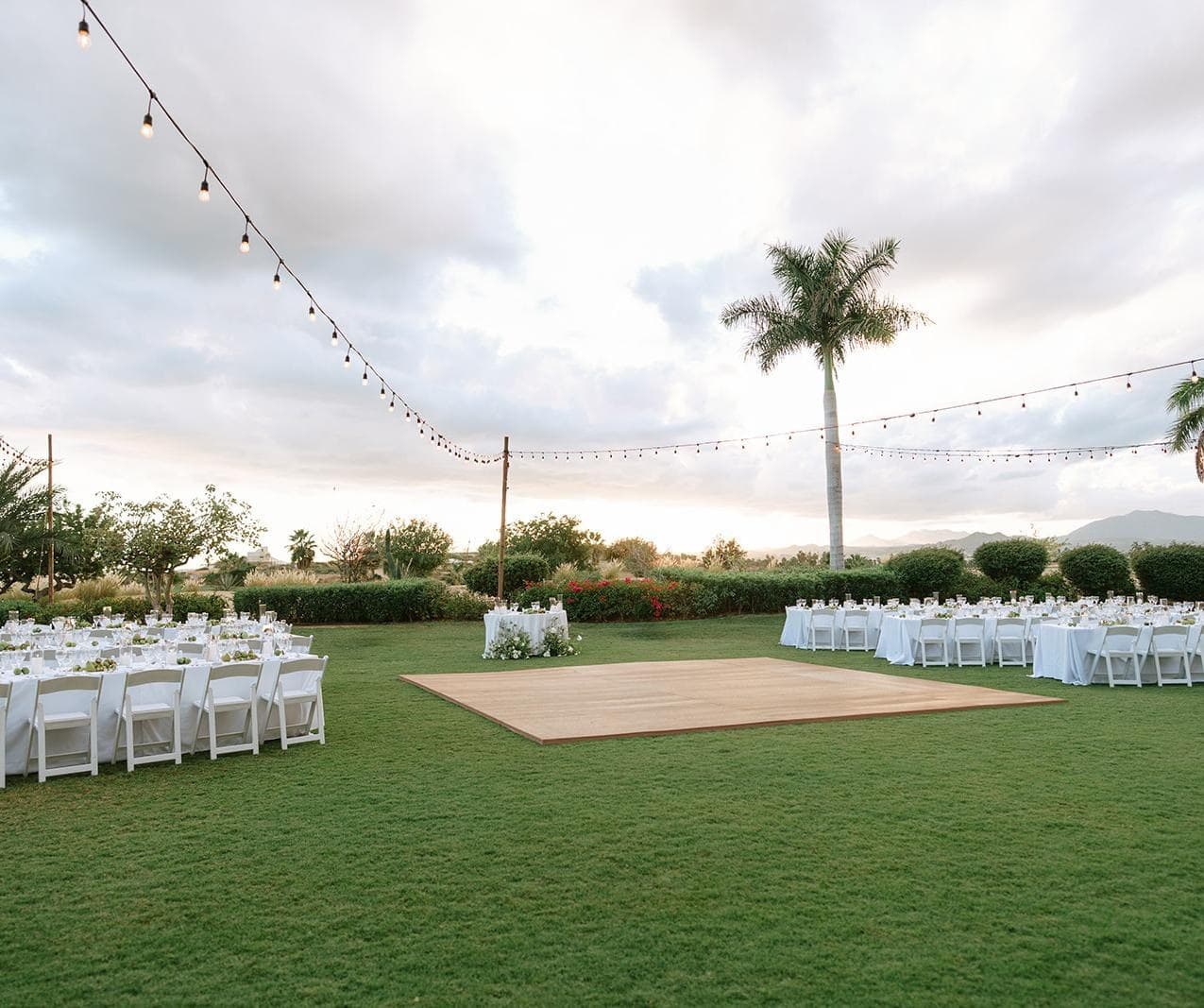 West Garden — reception venue at Secrets Puerto Los Cabos Golf & Spa Resort