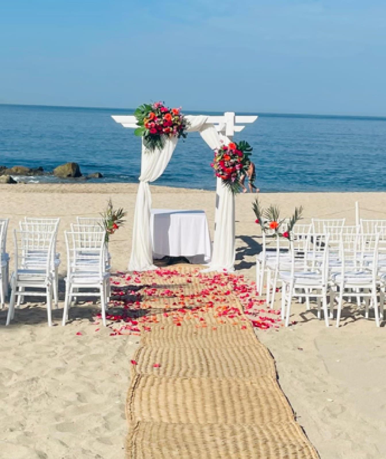 Beach — ceremony venue at The Hacienda by Krystal Grand Vallarta