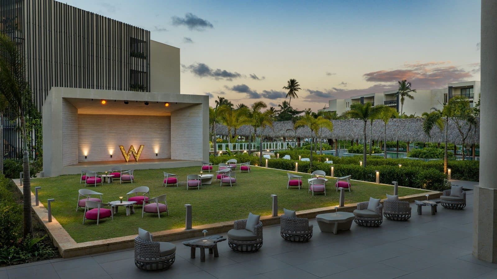 Green Theater — reception venue at W Punta Cana